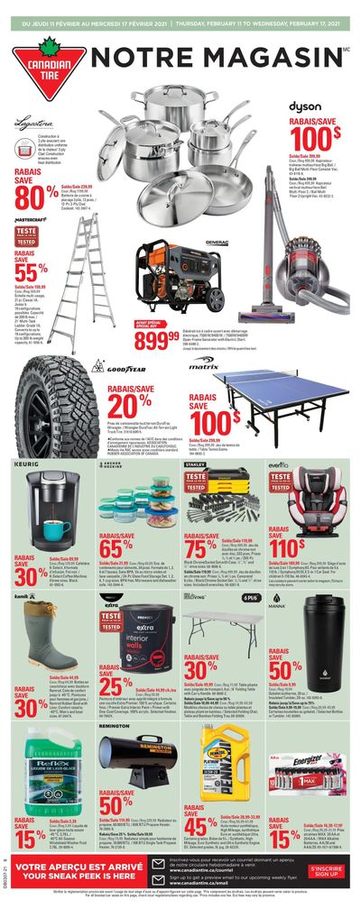 Canadian Tire (QC) Flyer February 11 to 17