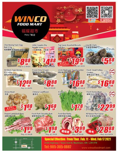WinCo Food Mart (HWY 7) Flyer February 11 to 17