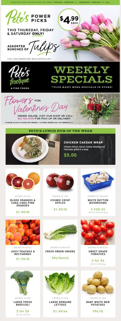 Pete's Fine Foods Flyer February 11 to 17