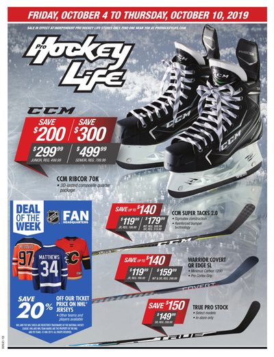 Pro Hockey Life Flyer October 4 to 10