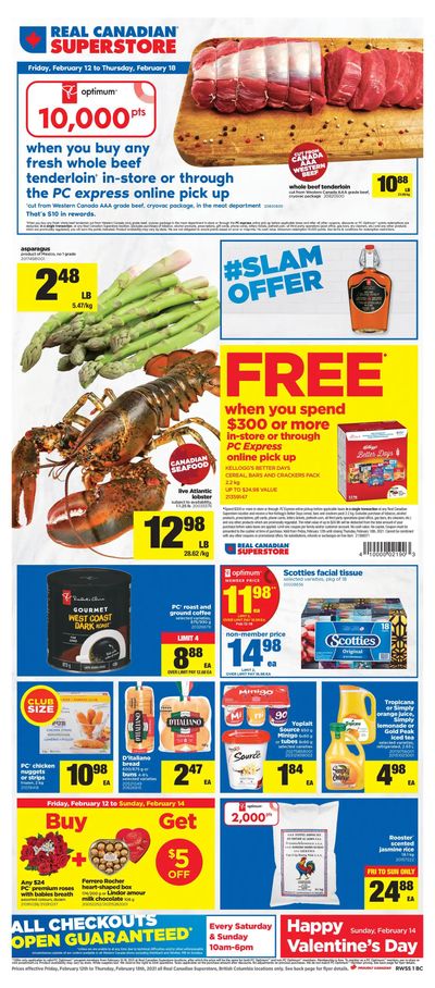 Real Canadian Superstore (West) Flyer February 12 to 18