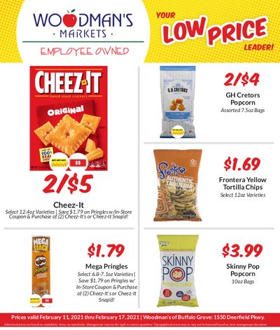 Woodman's Market (IL) Weekly Ad Flyer February 11 to February 17, 2021