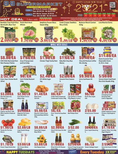 88 Supermarket Flyer February 11 to 17