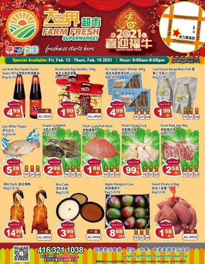 Farm Fresh Supermarket Flyer February 12 to 18