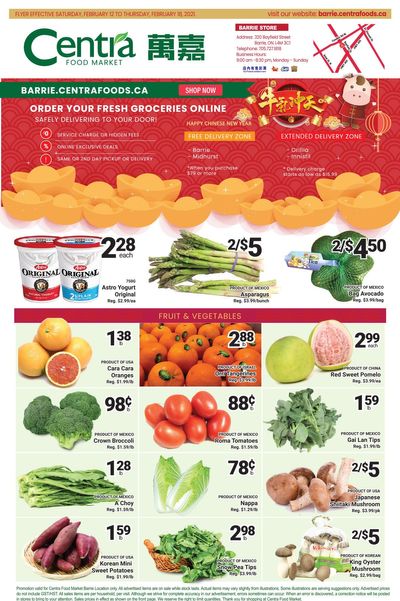 Centra Foods (Barrie) Flyer February 12 to 18