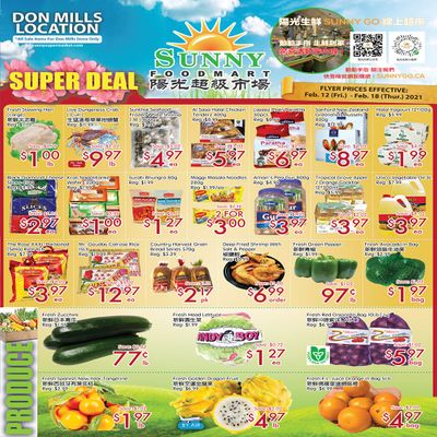 Sunny Foodmart (Don Mills) Flyer February 12 to 18