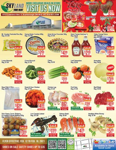 Skyland Food Mart Flyer February 12 to 18