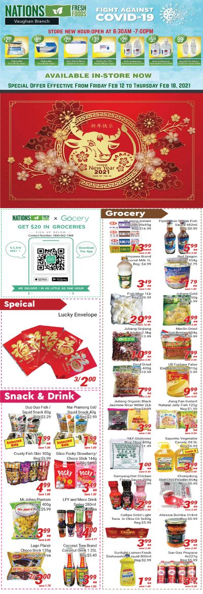 Nations Fresh Foods (Vaughan) Flyer February 12 to 18