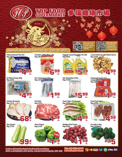 Top Food Supermarket Flyer February 12 to 18