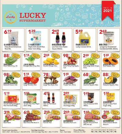 Lucky Supermarket (Calgary) Flyer February 12 to 18