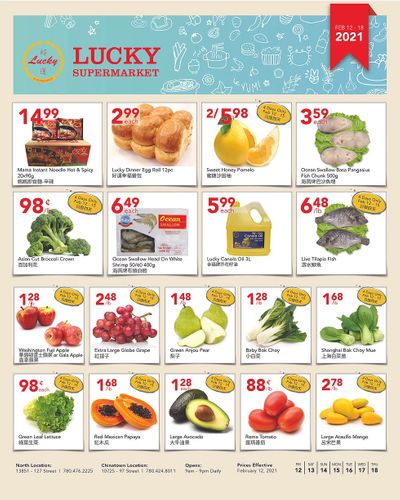 Lucky Supermarket (Edmonton) Flyer February 12 to 18