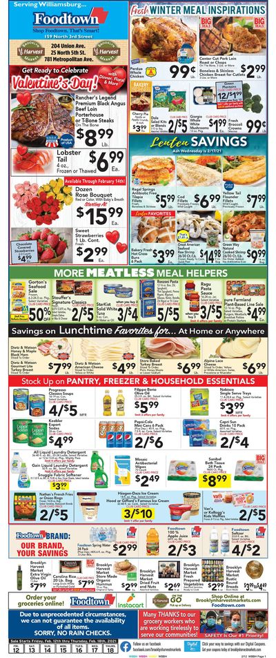 Brooklyn Harvest Market Weekly Ad Flyer February 12 to February 18, 2021