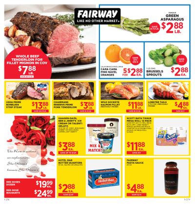 Fairway Market Valentine's Day Sale Weekly Ad Flyer February 12 to February 18, 2021