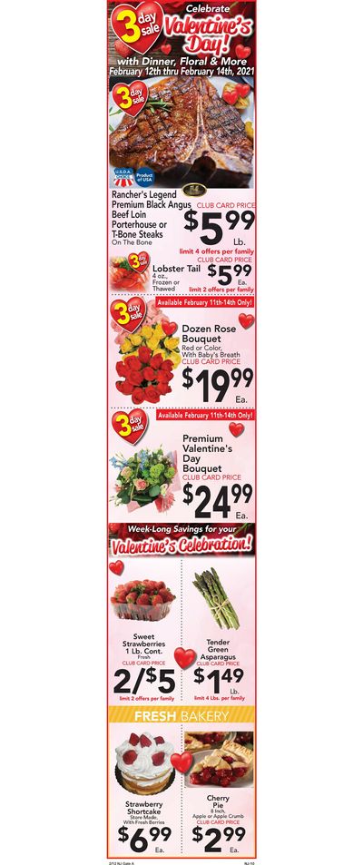Foodtown Valentine's Day Sale Weekly Ad Flyer February 12 to February 18, 2021