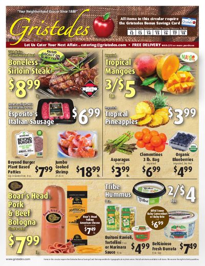 Gristedes Weekly Ad Flyer February 12 to February 18, 2021