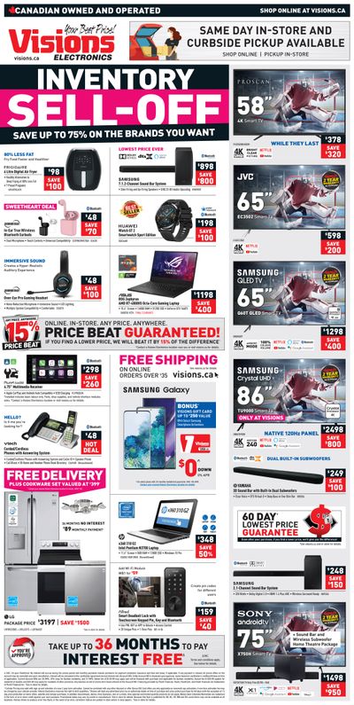 Visions Electronics Flyer February 12 to 18