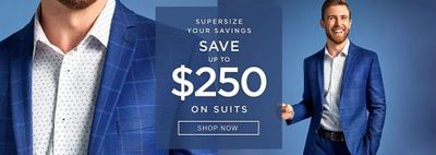 Tip Top Canada Deals: Save 40% OFF All Casual Wear + Up to $250 Suits + More
