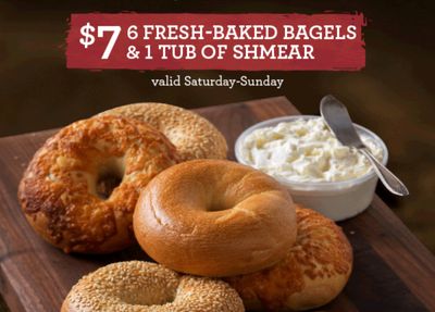 For $7 Shmear Society Members Can Celebrate Valentine's Day with 6 Bagels and 1 Shmear Tub