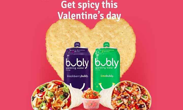 Valentine's Burritos at Mucho Burrito