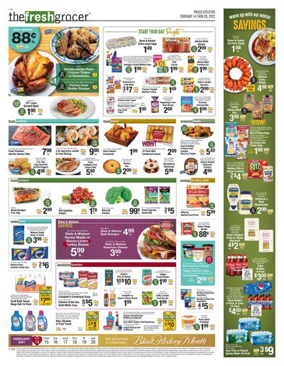 The Fresh Grocer Weekly Ad Flyer February 14 to February 20, 2021