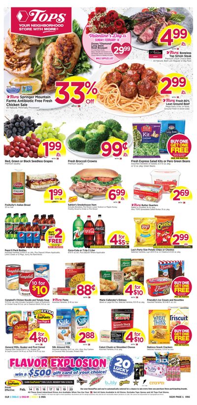 Tops Friendly Markets Weekly Ad Flyer February 14 to February 20, 2021