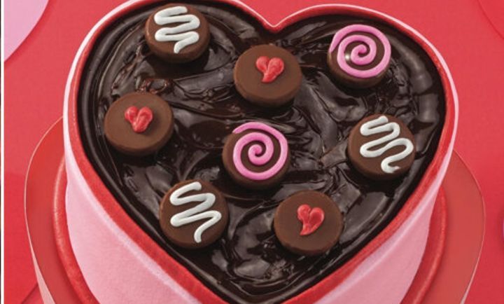 Box of Chocolates Cake at Baskin Robbins Box of Chocolates Cake at Baskin Robbins
