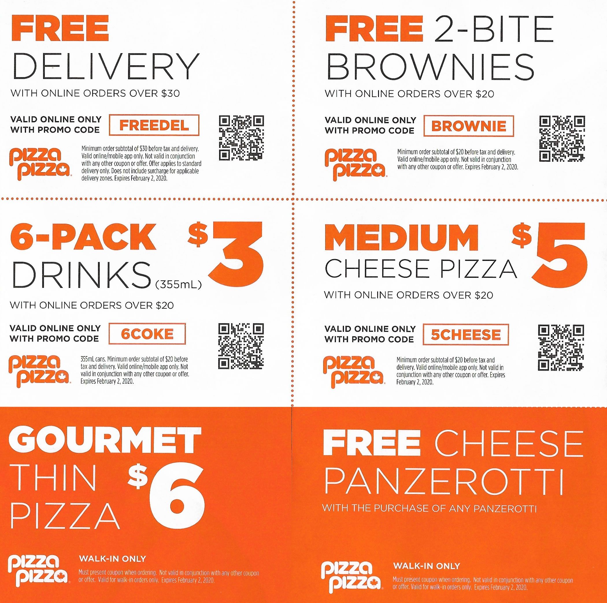 Pizza Pizza online & walk-in coupons are here!