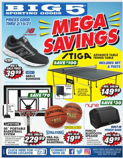 Big 5 Weekly Ad Flyer February 7 to February 15