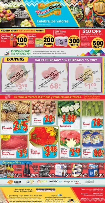Fiesta Foods SuperMarkets Weekly Ad Flyer February 10 to February 16