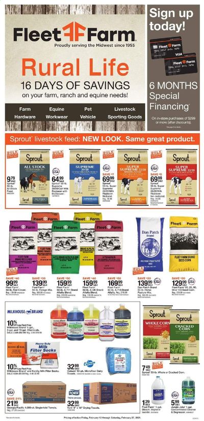 Fleet Farm Weekly Ad Flyer February 12 to February 27