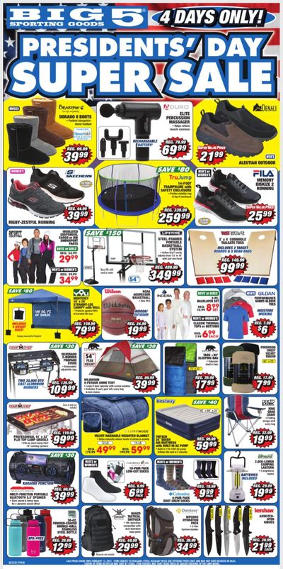 Big 5 Weekly Ad Flyer February 12 to February 15