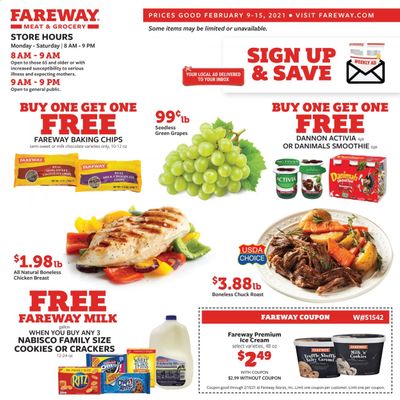 Fareway (IA, IL, MN, MO, NE, SD) Weekly Ad Flyer February 9 to February 15