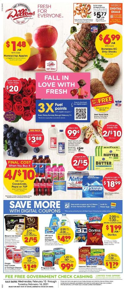 Dillons (KS) Weekly Ad Flyer February 10 to February 16