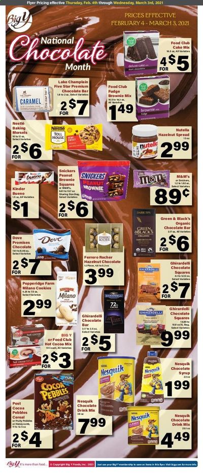 Big Y (CT, MA) Weekly Ad Flyer February 4 to March 3