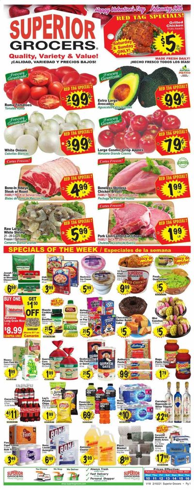 Superior Grocers Weekly Ad Flyer February 10 to February 16