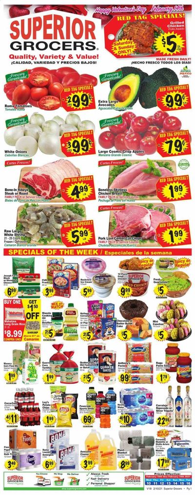 Superior Grocers Weekly Ad Flyer February 10 to February 16