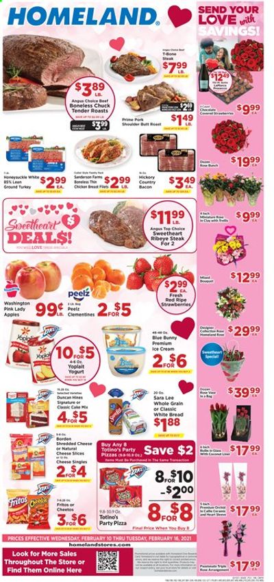 Homeland (OK, TX) Weekly Ad Flyer February 10 to February 16