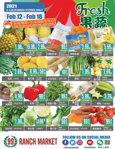 99 Ranch Market (CA) Weekly Ad Flyer February 12 to February 18