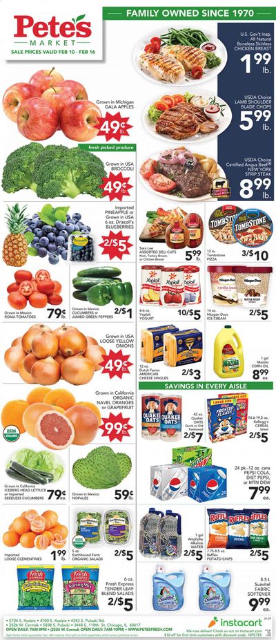 Pete's Fresh Market (IL) Weekly Ad Flyer February 10 to February 16
