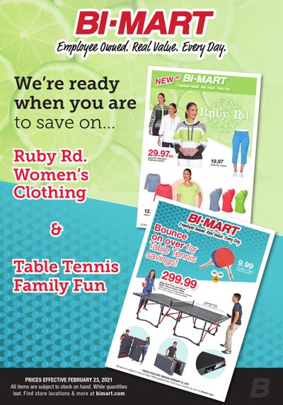 Bi-Mart Weekly Ad Flyer February 10 to February 23