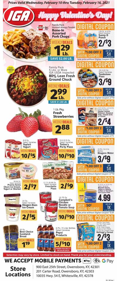 IGA Weekly Ad Flyer February 10 to February 16