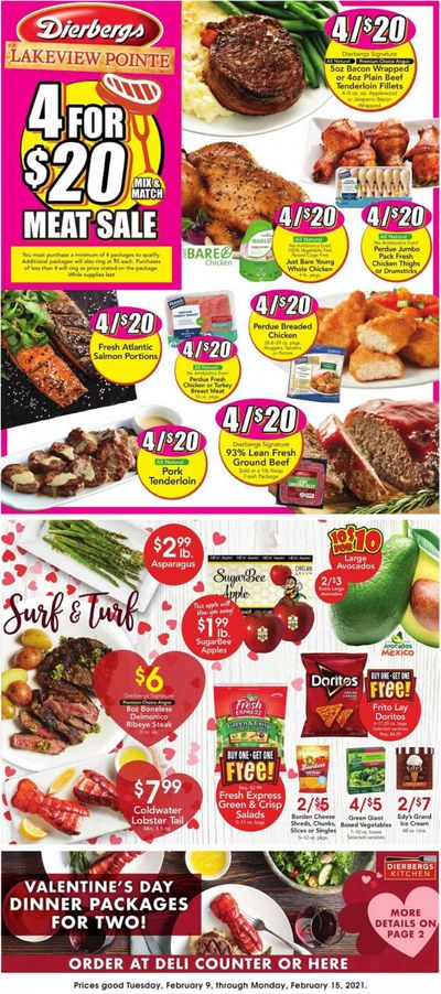 Dierbergs (MO) Weekly Ad Flyer February 9 to February 15