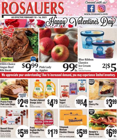 Rosauers Weekly Ad Flyer February 10 to February 16