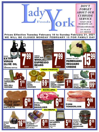 Lady York Foods Flyer February 16 to 21