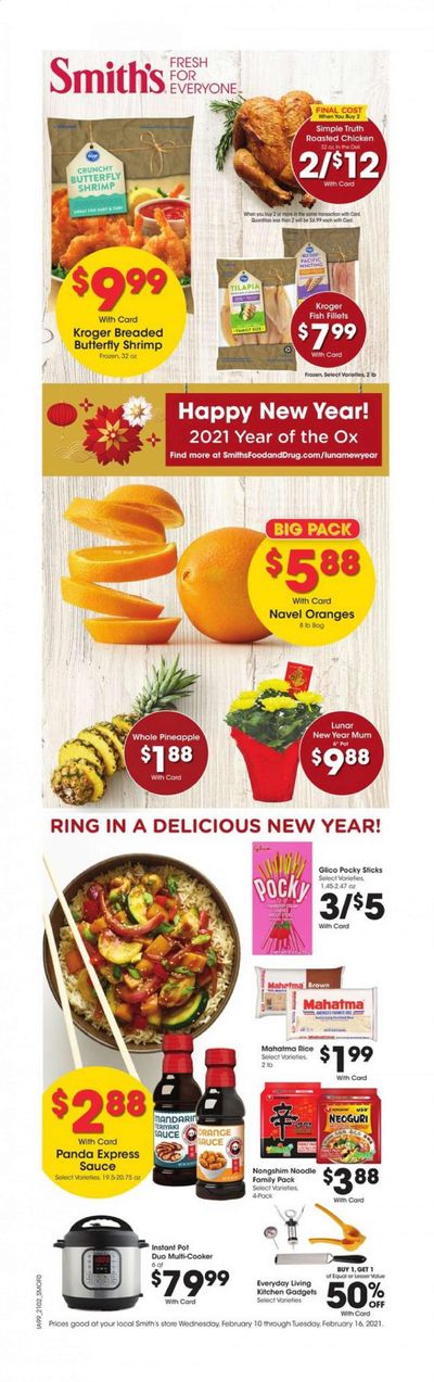 Smith's (AZ, ID, MT, NM, NV, UT, WY) Weekly Ad Flyer February 10 to February 16