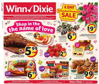 Winn Dixie (AL, FL, GA, LA, MS) Weekly Ad Flyer February 10 to February 16