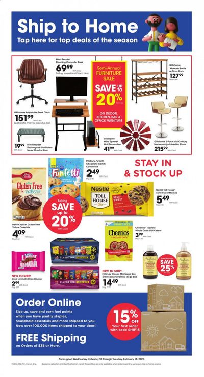 Baker's Weekly Ad Flyer February 10 to February 16