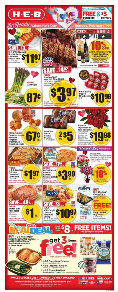 H-E-B (TX) Weekly Ad Flyer February 10 to February 16