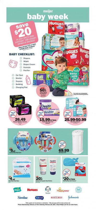 Meijer (IL, IN, KY, MI, OH, WI) Weekly Ad Flyer February 14 to February 20