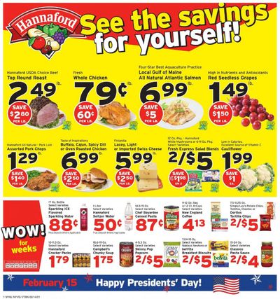 Hannaford (NY) Weekly Ad Flyer February 14 to February 20
